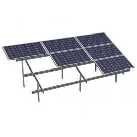 Budmat FWD1 HDM Free-standing Structure (Horizontal) | Solar panel mounts | prof.lv Viss Online