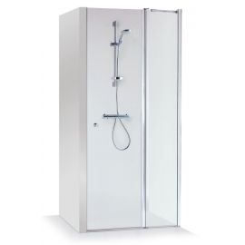Baltic Brasta Greta Plus-110cm Shower Door Transparent Chrome (Greta Plus 110) | Shower doors and walls | prof.lv Viss Online