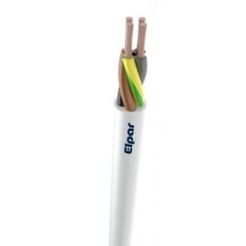 Elpar lokans instalācijas kabelis OWY H05VV-F 3x1,0mm², balts 100m OUTLET | Elektromateriāli | prof.lv Viss Online