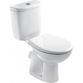 Tualetes Pods Jika Euroline, ar vāku, balts (H8677960007881) | Toilets | prof.lv Viss Online