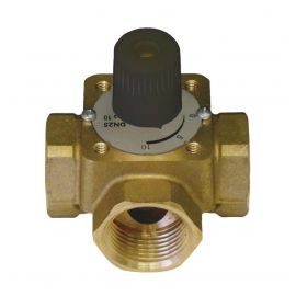 4-way rotary mixing valve with handwheel PN10, Dn15, KVS 4 m³/h, 1213801 | Valves and motors | prof.lv Viss Online