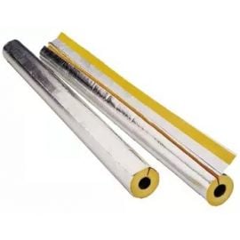 Isover Climpipe Section Alu2 42x20mm 1.2m pipe insulation with aluminum foil, IS79121 | Isover | prof.lv Viss Online