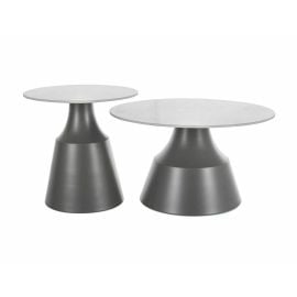 Kafijas Galdiņš Signal Itaka, 70x70x40cm, Balts/Pelēks (ITAKABC) | Signal | prof.lv Viss Online