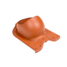 Vilpe Nera Ventilation Outlet Connection for Finnera Roofing, Brick Red