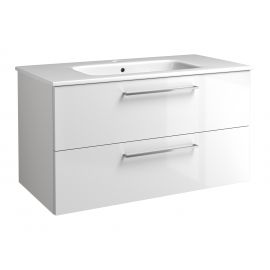 Raguvos Furniture Joy 101 Bathroom Sink with Cabinet White (12113711)