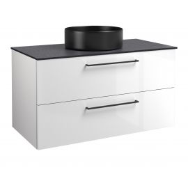 Raguvos Furniture Joy 101 Bathroom Sink with Cabinet on Top White (1251372112)