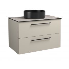 Raguvos Furniture Joy 81 Bathroom Sink with Cabinet on Top Taupe (1251352132)