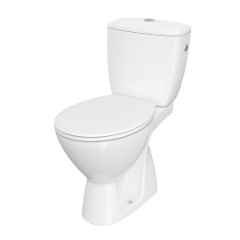 Tualetes Pods Cersanit Kaskada K100-207 ar vāku, Balts | Toilet bowls | prof.lv Viss Online