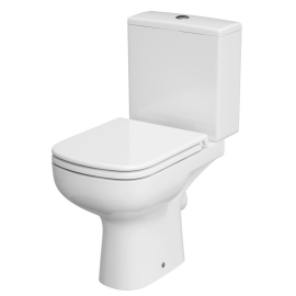 Tualetes Pods Cersanit Color New CleanOn K103-027 ar SC/QR vāku, Balts | Tualetes podi | prof.lv Viss Online