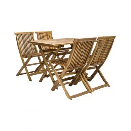 Home4You Balkona komplekts FINLAY - galds un 4 krēsli