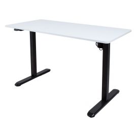Home4you Ergo Light Height Adjustable Desk 120x60cm, White (K187081) | Home4you | prof.lv Viss Online