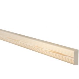 Wooden Skirting Board 10x30mm | Moldings | prof.lv Viss Online