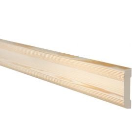 Hoovel List Pine Wood Molding 10x47mm | Wooden skirting | prof.lv Viss Online