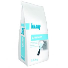 KNAUF Baugips Gypsum plaster 2,5kg | Dry building mixes | prof.lv Viss Online