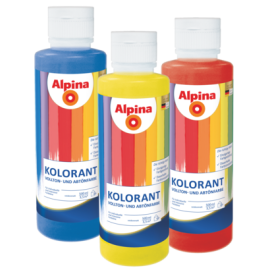 Dispersijas pilntoņa krāsa Tonēšanai Alpina Kolorant, zīdaini matēta, 0.5L | Krāsas, lakas, antiseptiķi, eļļas | prof.lv Viss Online
