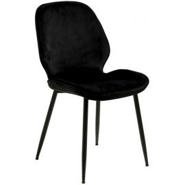 Кухонный стул Home4You Femke, черный (AC92892) | Кухонные стулья | prof.lv Viss Online