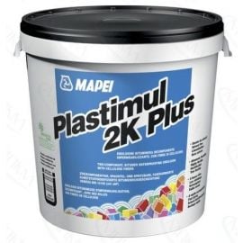 Mapei Plastimul 2K Plus Two-component Bitumen-based Waterproofing Compound with Cellulose Fillers, 30kg | Primers, mastics | prof.lv Viss Online