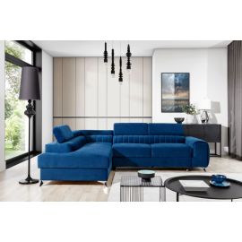 Eltap Laurence Kronos Pull-Out Corner Sofa 205x275x98cm Left Corner Dark Blue (Lau_09) | Corner couches | prof.lv Viss Online