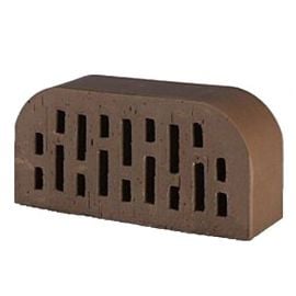 Lode Brunis F14 Decorative Brick, Perforated, Brown, Smooth 250x120x65mm (11.201114L)