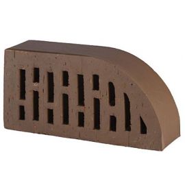 Lode Brunis F17 Decorative Brick, Perforated, Brown, Smooth 250x120x65mm (11.201117L) | Bricks | prof.lv Viss Online