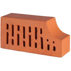 Lode Janka F13 Decorative Brick, Perforated, Red, Smooth 250x120x65mm (11.101113L) | Bricks | prof.lv Viss Online