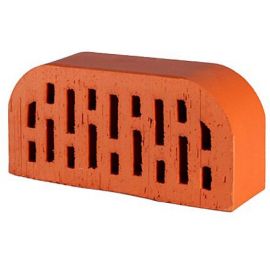Lode Janka F14 facing brick, perforated, red, smooth 250x120x65mm (11.101114L)