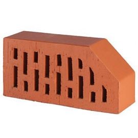Lode Janka F6 facing brick, perforated, red, smooth 250x120x65mm (11.101106L)