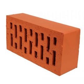 Lode Janka F71 (corner brick), perforated, red, smooth 250x120x65(71)mm (11.101171L) | Lode | prof.lv Viss Online