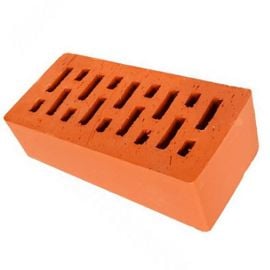 Lode Janka F72 (face brick) perforated, red, smooth 250x120x65(82)mm (11.101172L) | Bricks | prof.lv Viss Online