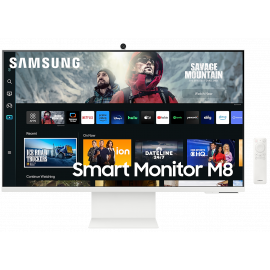 Monitors Samsung LS32CM801UUXDU 32, 4K UHD 3840x2160px 16:9, Balts | Monitori | prof.lv Viss Online