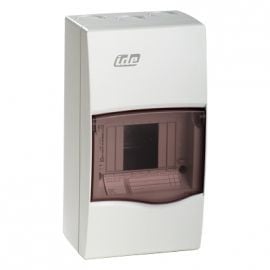 Шкаф распределительный (напольный/стоячий) с прозрачными дверцами Combi 40S, белый IP40 | Ide | prof.lv Viss Online