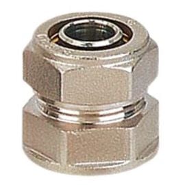 Nickel-plated brass nipple with internal thread | For water pipes and heating | prof.lv Viss Online