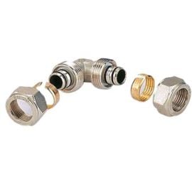 Nickel-plated brass angle | Nickel-plated brass compression fittings | prof.lv Viss Online