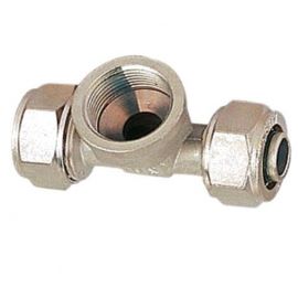 Nickel-plated brass three-piece ball valve with internal thread | Nickel-plated brass compression fittings | prof.lv Viss Online
