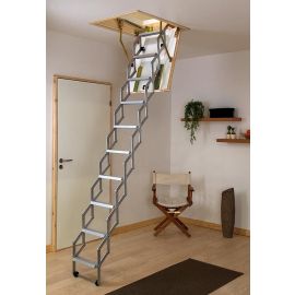 Лестница для чердака ALU FIX с люком, складная | Лестницы и поручни | prof.lv Viss Online