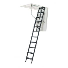 Folding attic stairs CLICK FIX COMFORT, steel steps | Attic ladder | prof.lv Viss Online
