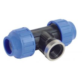 SPT Acuster PP Compression T-piece with Internal Thread | Pe pipes and fittings | prof.lv Viss Online
