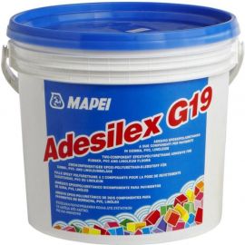 Mapei Adesilex G19 Two-component epoxy-polyurethane adhesive for rubber, PVC, sports, linoleum coverings 10L | Mapei | prof.lv Viss Online