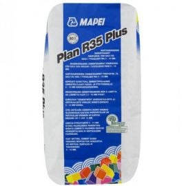 Ātri žuštošais smalkais grīdu un sienu izlīdzināšanas sastāvs Mapei Plan R35 Plus (0-50mm) | Sausie maisījumi, špakteles | prof.lv Viss Online