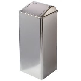 Mediclinics Bathroom Waste Bin (Miskaste), 65l, Satin Stainless Steel, PP0065CS | Bathroom waste bins | prof.lv Viss Online