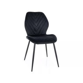 Virtuves Krēsls Signal Mike Velvet, 56x48x86cm, Melns (MIKEVCC) | Signal | prof.lv Viss Online