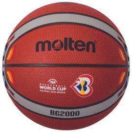 Мяч для баскетбола Molten FIBA B7G2000-M3P 7 оранжевый (634MOB7G2000M3P) | Баскетбольные мячи | prof.lv Viss Online