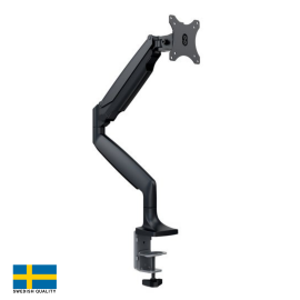Monitor Arm with Gas Spring, Black | Height adjustable table tops | prof.lv Viss Online