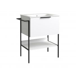 Raguvos Furniture Mono 61 Bathroom Sink with Cabinet Matte White (23113312) | Sinks with Cabinet | prof.lv Viss Online