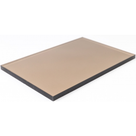 Monolithic polycarbonate with UV stabilizer, 6mm, 2050x3050mm, bronze | Plexiglas | prof.lv Viss Online