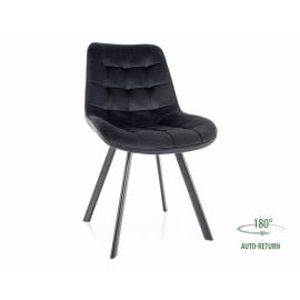Virtuves Krēsls Signal Monti Velvet, 60x51x88cm, Melns (MONTIVCC) | Signal | prof.lv Viss Online
