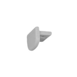 Dekorika No.171 Aluminum Profile PVC End Caps, 2pcs, Grey | Curtain rods and rails | prof.lv Viss Online