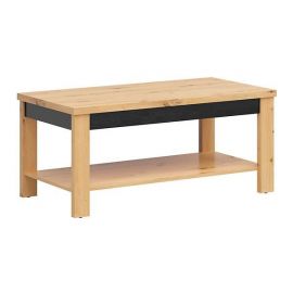 Черно-красно-белый журнальный столик Ostia 117x58x52 см, коричневый (S467-LAW/120-DASN/CABL) | Мебель для гостиной | prof.lv Viss Online