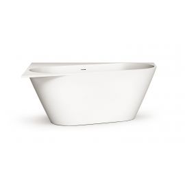 Paa Deco Corner D 127x166cm Bath Silstone Left Side White (VADECORSD/00) | Rectangular bathtubs | prof.lv Viss Online