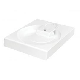 Paa Claro Large stone sink for washing machine 60x75cm, with bracket and siphon white, KICLAGRSIF/00 | Paa | prof.lv Viss Online
